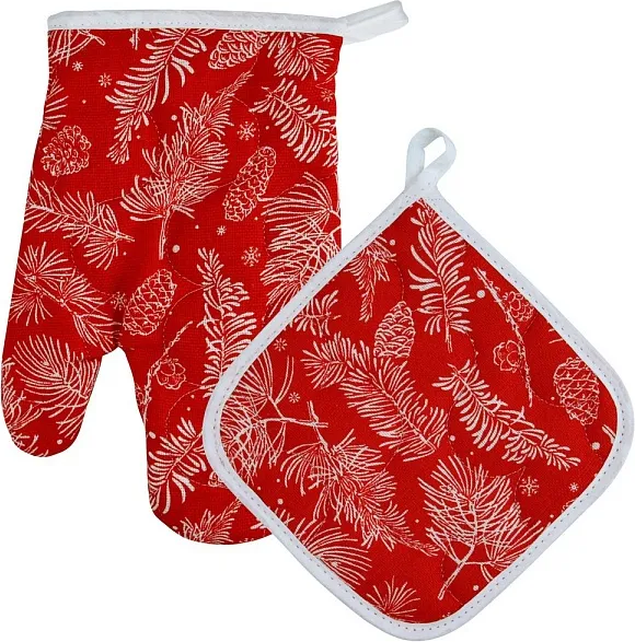 Изображение товара Набор прихваток Мультидом Сказочный лес МТ2-434 (красный)