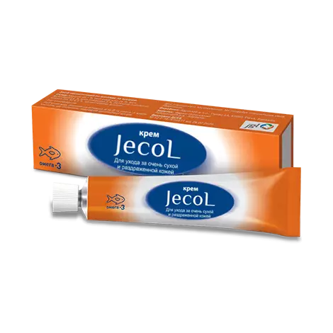 Изображение товара Крем для тела Jecol Для ухода за очень сухой и раздраженной кожей (25г)