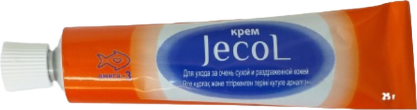 Изображение товара Крем для тела Jecol Для ухода за очень сухой и раздраженной кожей (25г)