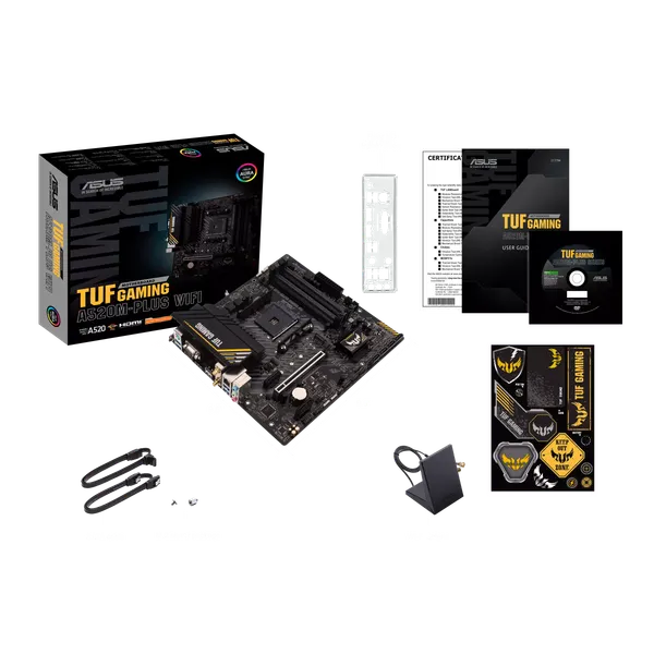 Изображение товара Материнская плата Asus TUF Gaming A520M-Plus WiFi