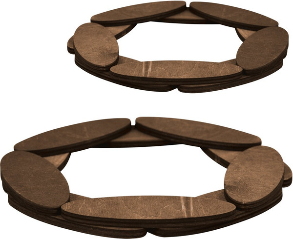 Изображение товара Набор подставок под горячее Мультидом Парочка МБ18-440 (2шт)