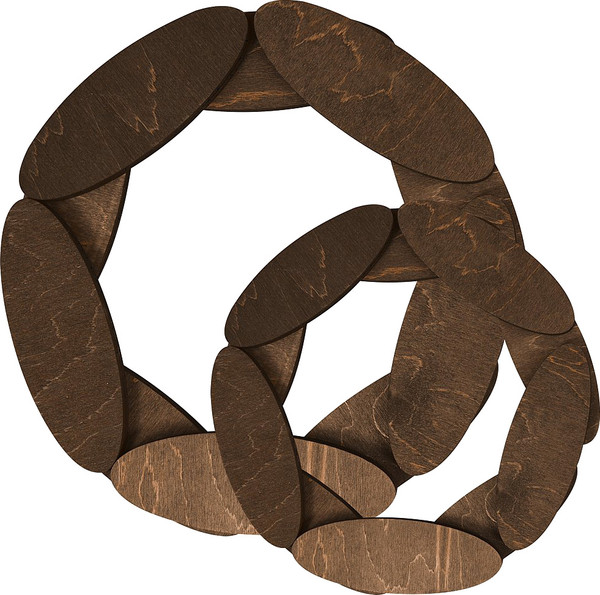 Изображение товара Набор подставок под горячее Мультидом Парочка МБ18-440 (2шт)