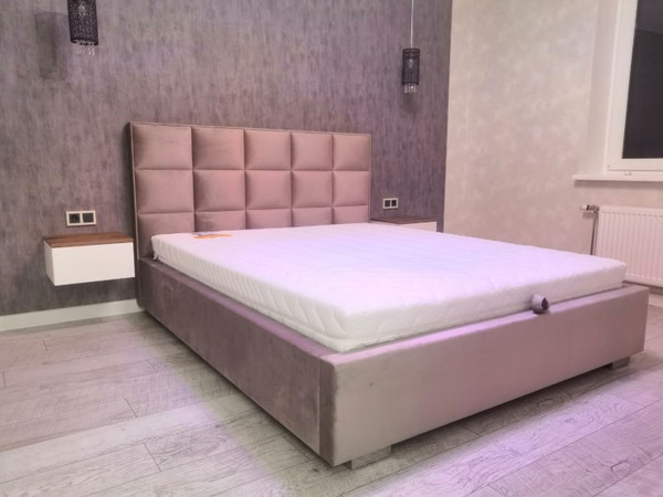 Изображение товара Двуспальная кровать Elmax Барлетта 200x200 Газ-лифт (Glory 14)