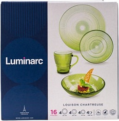 Изображение товара Набор тарелок Luminarc Луиз Шартрез O0494 (16шт)