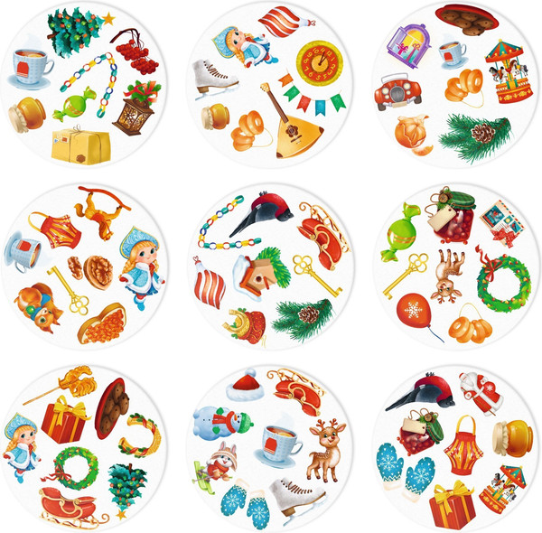 Изображение товара Настольная игра Лас Играс Новый год. Дуббль. Сказочный / 4971019