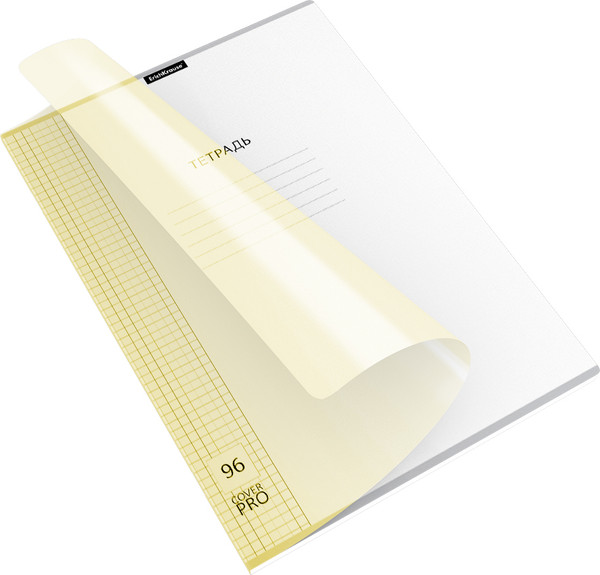Изображение товара Тетрадь Erich Krause Классика CoverPrо Pastel / 56415 (96л, желтый)