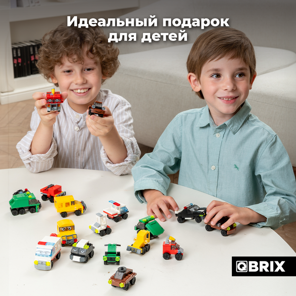 Изображение товара Конструктор QBRIX Kids Городские машинки 30029