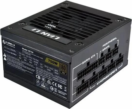 Изображение товара Блок питания для компьютера Lian Li SP750 750W Black (G89.SP750B.00EU)