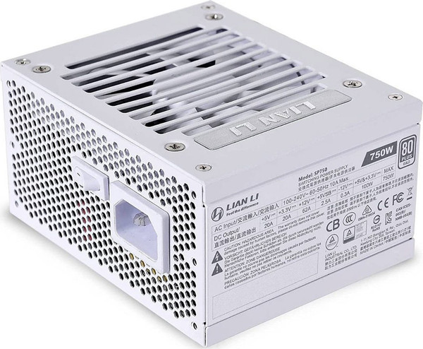 Изображение товара Блок питания для компьютера Lian Li SP750 750W White (G89.SP750W.00EU)