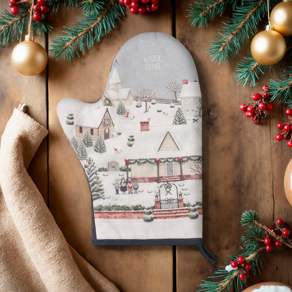 Изображение товара Рукавица-прихватка Этель Winter village / 10366975