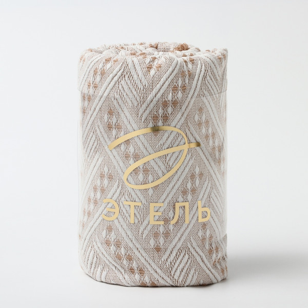 Изображение товара Плед Этель Home 10611701 (130x180, светло-бежевый)