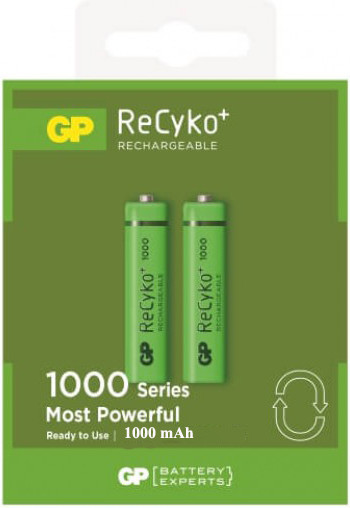 Изображение товара Комплект аккумуляторов GP Batteries SmartEnergy 1000mAh AAHC-2BP