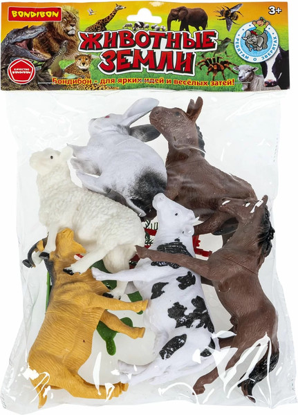 Изображение товара Набор фигурок игровых Bondibon Ребятам о Зверятах / ВВ6469
