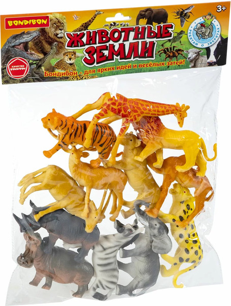 Изображение товара Набор фигурок игровых Bondibon Ребятам о зверятах / ВВ6472