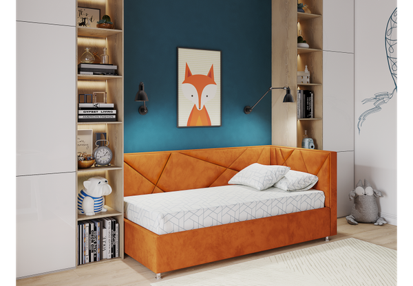 Изображение товара Односпальная кровать Elmax Катания 90x200  (Glory 01)