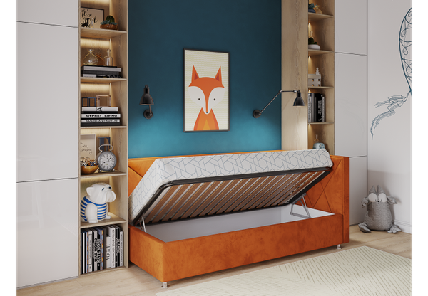 Изображение товара Односпальная кровать Elmax Катания 100x200  (Glory 01)