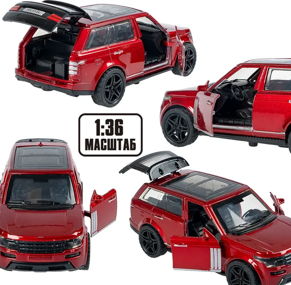 Изображение товара Масштабная модель автомобиля Bondibon Внедорожник / ВВ6424