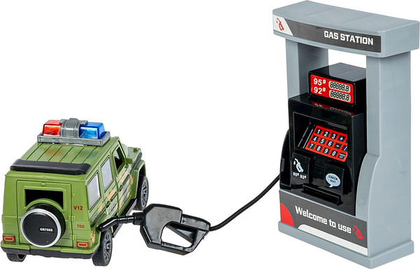 Изображение товара Автозаправка игрушечная Bondibon Автозаправочная станция. Военная техника / ВВ6461