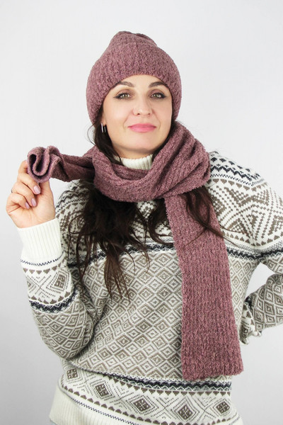 Изображение товара Шапка Polesie 3С3061-Д43 (р.58, амарант)