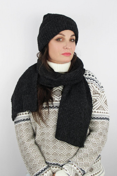 Изображение товара Шапка Polesie 3С3061-Д43 (р.58, черный)