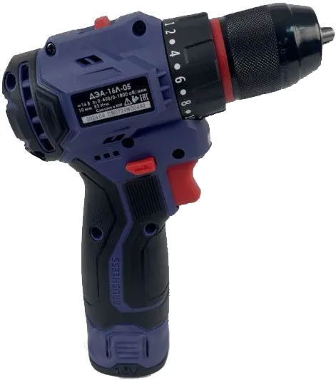 Изображение товара Аккумуляторная дрель-шуруповерт Диолд ДЭА-16 Л-05