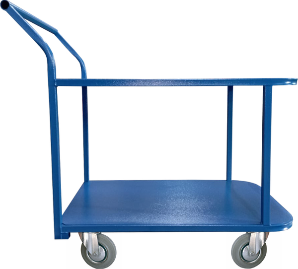 Изображение товара Тележка платформенная TOR ТП-2Я 600х900 2х-ярусная 160мм / 1048046