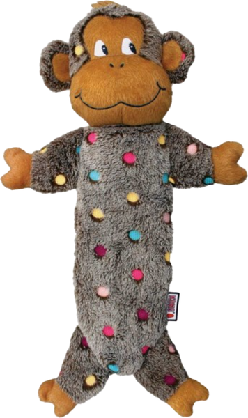 Изображение товара Игрушка для собак KONG Low Stuff Speckl Monkey L / 68468