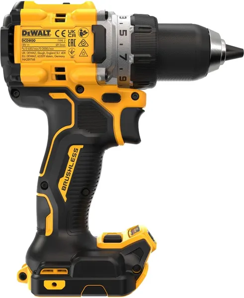Изображение товара Профессиональная дрель-шуруповерт DeWalt DCD800E2T