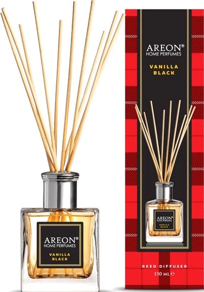 Изображение товара Аромадиффузор Areon Sticks Reed Vanilla Black / ARE-HST02 (150мл)