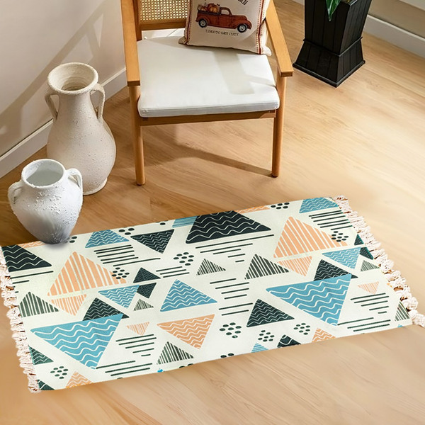 Изображение товара Коврик Solmax&Home Треугольники 60x130 / SM98468