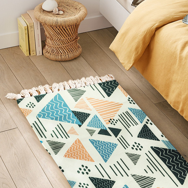 Изображение товара Коврик Solmax&Home Треугольники 60x130 / SM98468