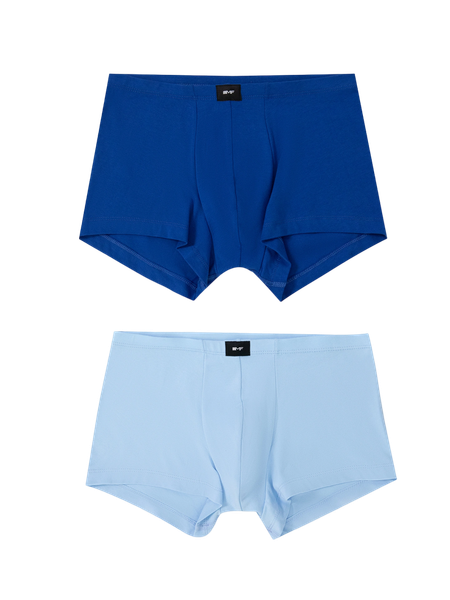 Изображение товара Комплект мужских трусов Mark Formelle 411216-2 (р.94-104, голубая пастель/сапфир)