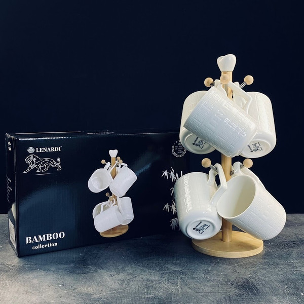 Изображение товара Набор кружек Lenardi Bamboo 140-117 (6шт)