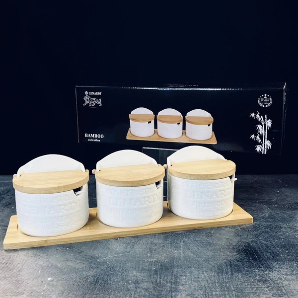 Изображение товара Набор для специй Lenardi Bamboo 140-148