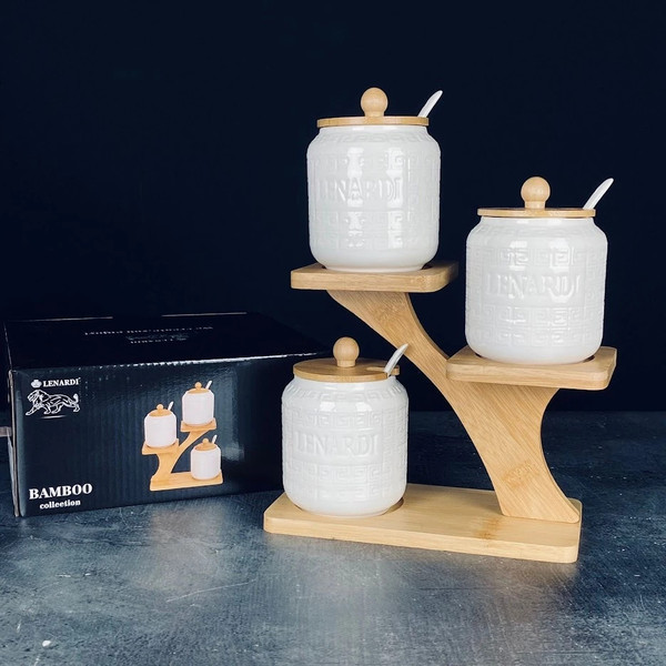 Изображение товара Набор для специй Lenardi Bamboo 140-118