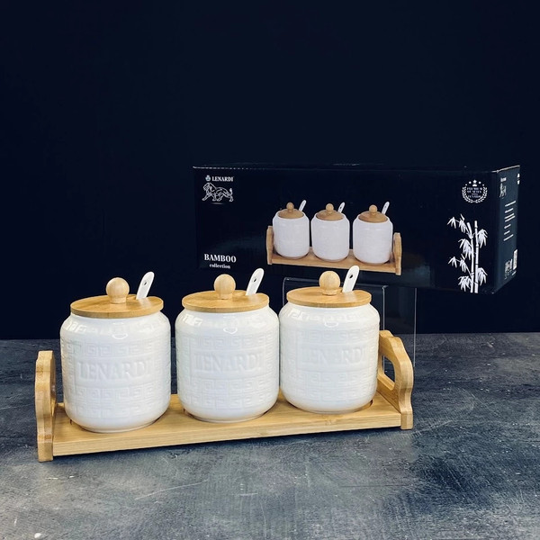 Изображение товара Набор для специй Lenardi Bamboo 140-119