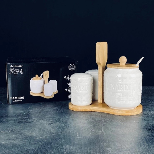 Изображение товара Набор для специй Lenardi Bamboo 140-121