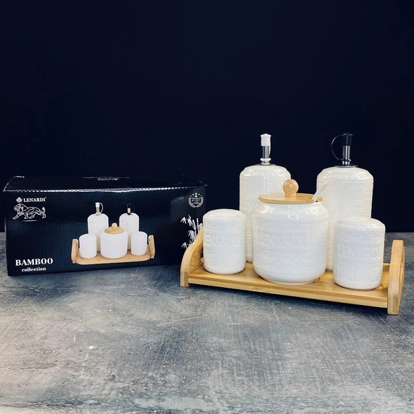 Изображение товара Набор для специй Lenardi Bamboo 140-123
