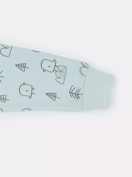 Изображение товара Набор комбинезонов для малышей MOWbaby Birds / 1282 (Blue, р.80)