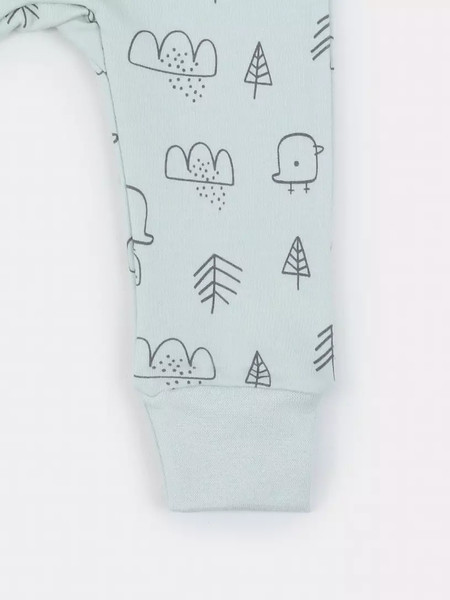 Изображение товара Набор комбинезонов для малышей MOWbaby Birds / 1282 (Blue, р.80)