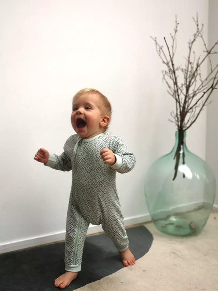 Изображение товара Набор комбинезонов для малышей MOWbaby Birds / 1282 (Blue, р.80)