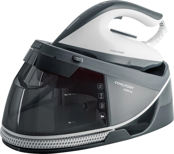 Изображение товара Утюг с парогенератором CoolFort CF-3420 (белый/серый)