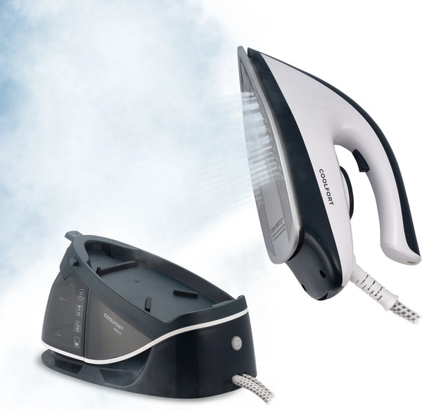 Изображение товара Утюг с парогенератором CoolFort CF-3420 (белый/серый)