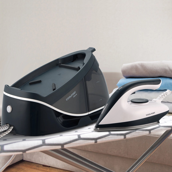 Изображение товара Утюг с парогенератором CoolFort CF-3420 (белый/серый)