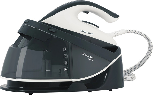 Изображение товара Утюг с парогенератором CoolFort CF-3420 (белый/серый)