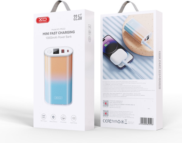 Изображение товара Портативное зарядное устройство XO 10000 mAh / PR222