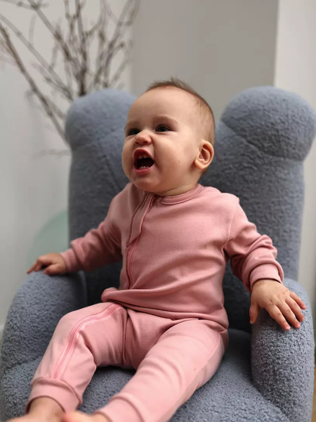 Изображение товара Набор комбинезонов для малышей MOWbaby Birds / 1282 (Rose, р.68)