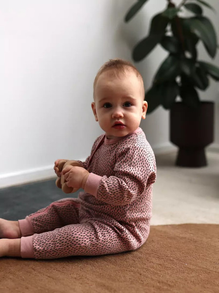 Изображение товара Набор комбинезонов для малышей MOWbaby Birds / 1282 (Rose, р.68)