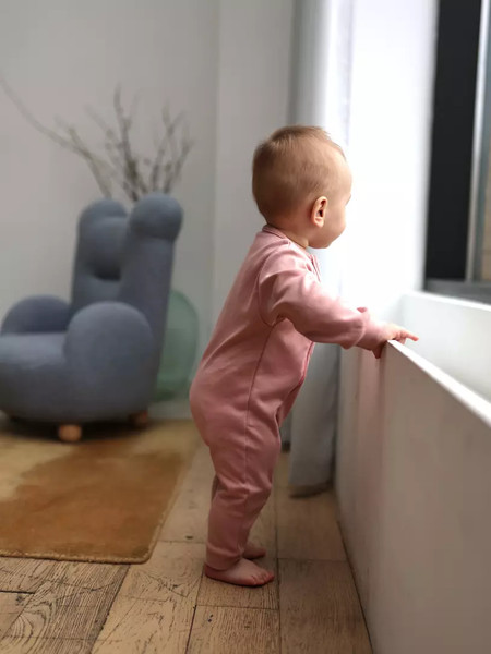 Изображение товара Набор комбинезонов для малышей MOWbaby Birds / 1282 (Rose, р.74)