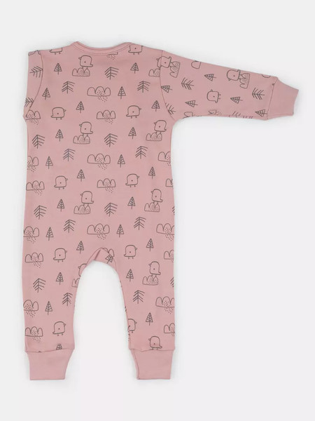 Изображение товара Набор комбинезонов для малышей MOWbaby Birds / 1282 (Rose, р.74)